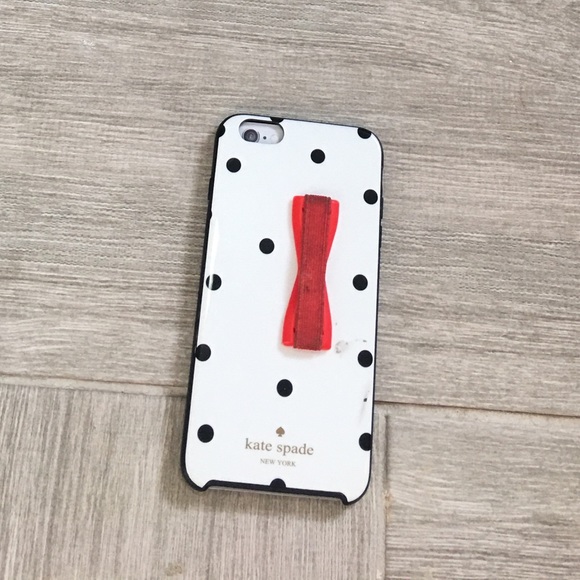Kate Spade Polka Dot IPhone 6S Plus Case Hybrid Hardshell Case - Picture 5 of 13